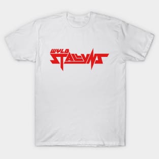 Wyld Stallyns logo Heavy Metal (red) T-Shirt